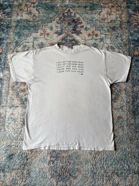 Vintage I Will Not Come Home Drunk Humour T-shirt Size XL